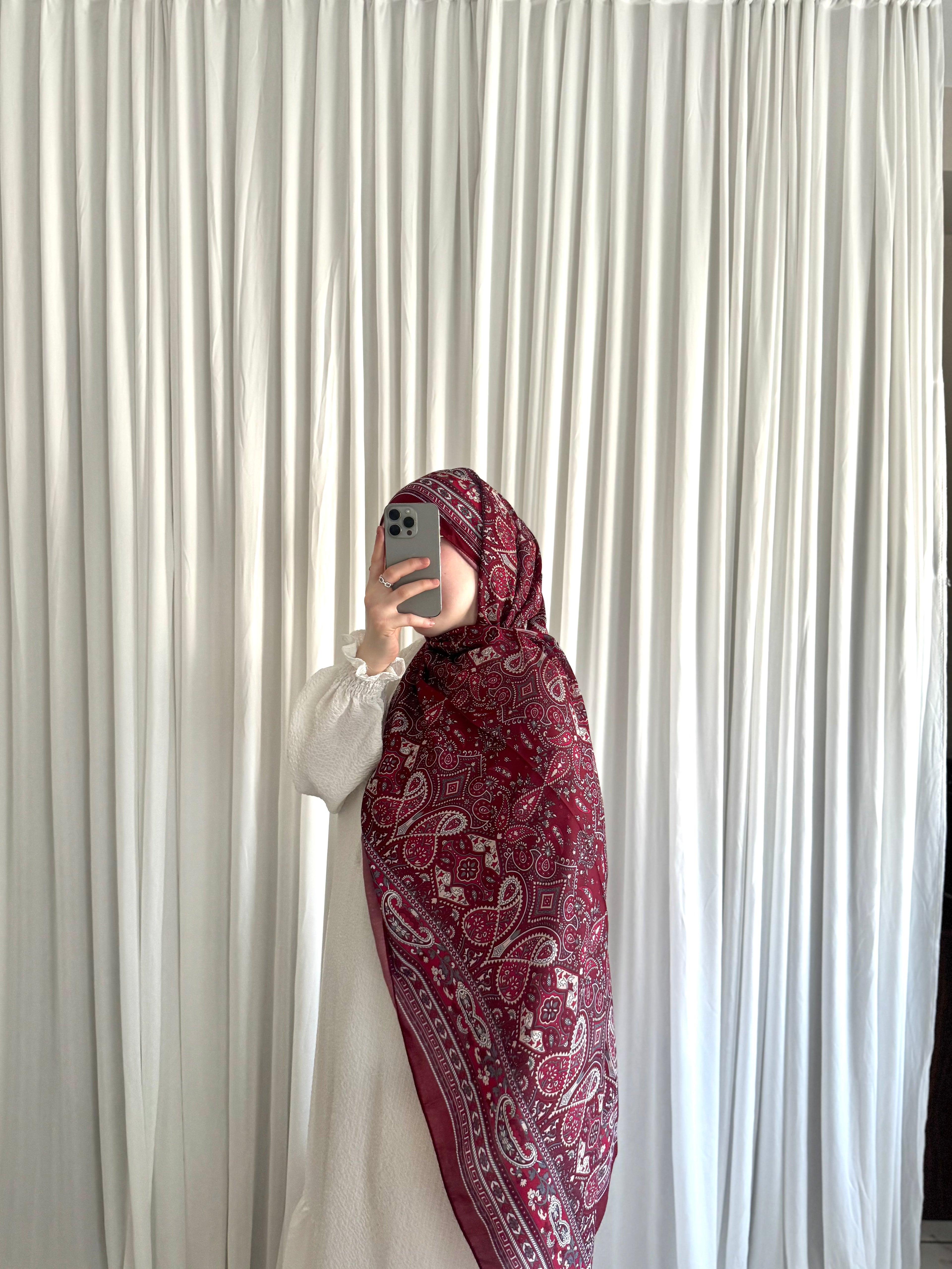 Oriental Paisley Hijab