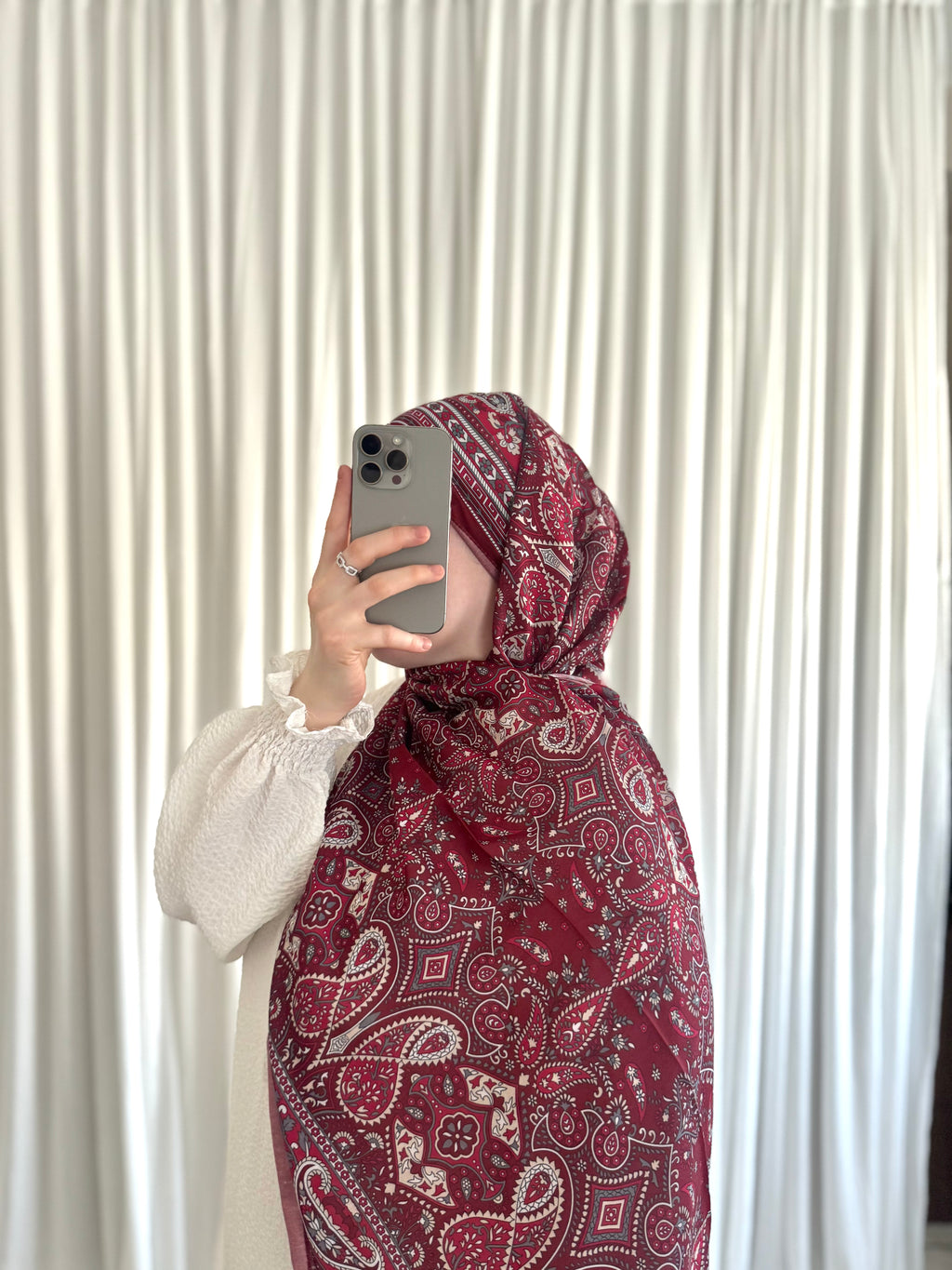 Oriental Paisley Hijab