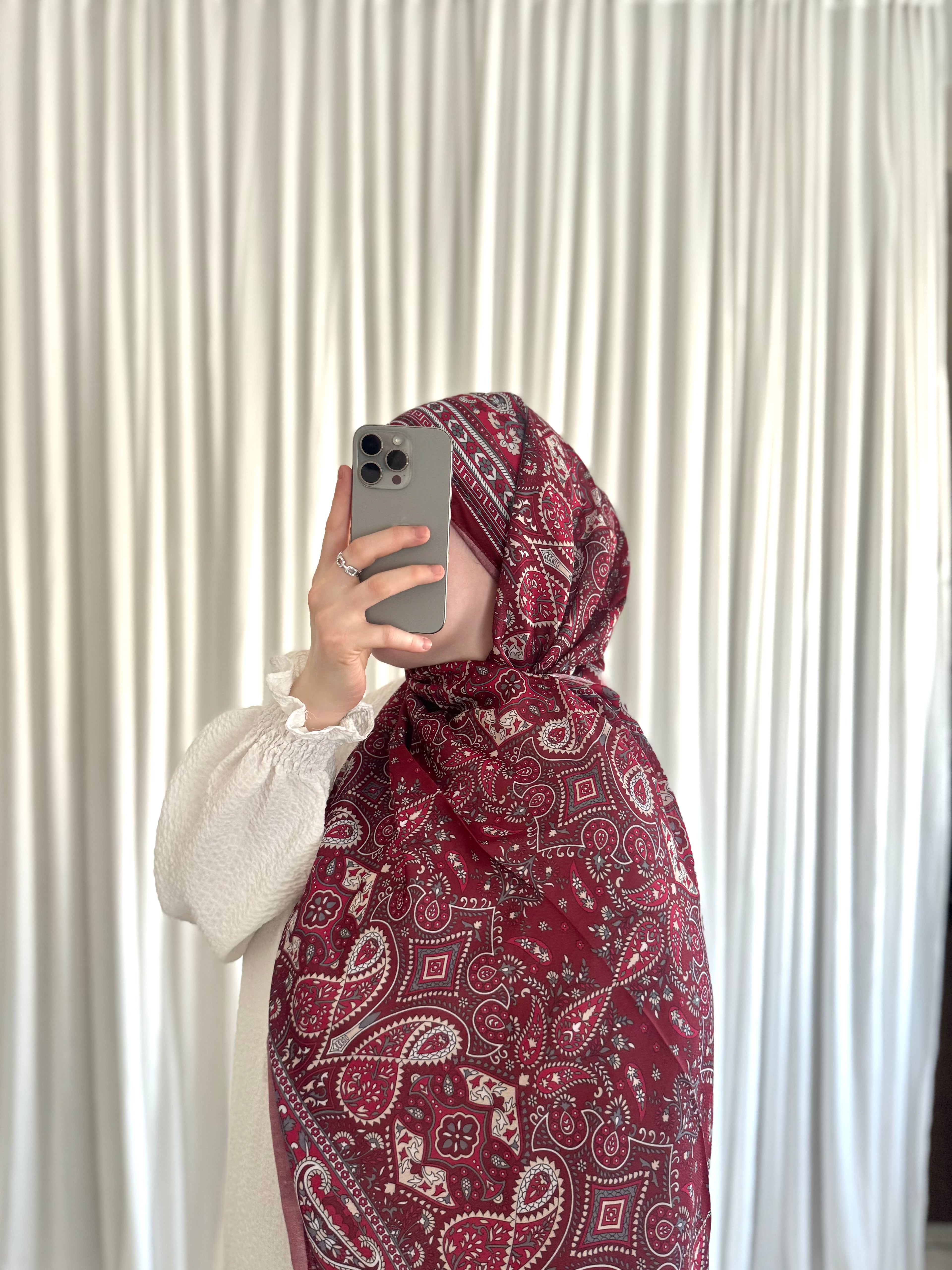 Oriental Paisley Hijab
