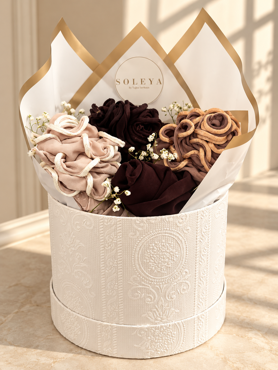Flower Hijab Geschenk Box
